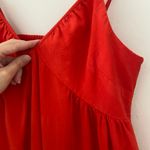 Gap Red Summer Milkmaid Midi Dress Photo 3