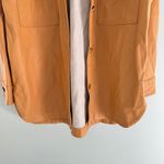 Anthropologie Maeve Faux Leather Shirt Jacket Photo 9