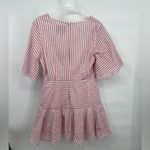 The Jetset Diaries  Stripped V Neck Mini Dress Size Large.‎ Tiered.  TJD Photo 2