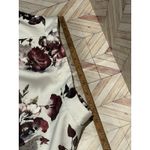 Jodi Kristopher  Ivory Floral Flare A-Line Mini Skirt School Dance Rose Size 3 Photo 6