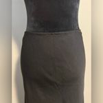 EUC LACHIVEE Black Satin and Polyester Flowy Long Midi Skirt size XL Photo 1