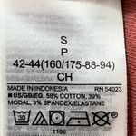 GAP Modern Turtleneck Long Sleeve Top Size Small Rose Pink Cotton Blend Photo 5