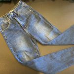 Cotton On Slightly faded ripped high cropped skinny ladies jeans xs Photo 0