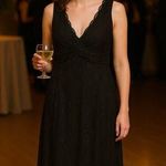 Jonathan Martin Women Studios Black Lace Dress - Size 22 Photo 0