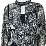 Topshop ASOS Monochrome Floral Print Dress Photo 5