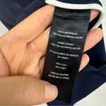 Alice + Olivia  Blue White Color Block Mini Dress Womens XS Shift Sleeveless Zip Photo 10