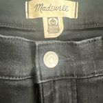 Madewell  Women’s Size 32 Stovepipe Jeans Black Rinse Wash EUC Mint Clean No Wear Photo 5