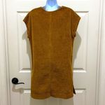 Madewell  Brown Corduroy V-Neck Mini Dress Photo 4