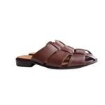 Madewell The Dixson Fisherman Leather Mule in Apple Butter Brown Size 7.5 Photo 1