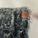 Lucky Brand Checkered Woolen Throw - Black, Gray, Cream Photo 3