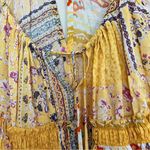 Rachel Zoe Bellini Halter Top Boho Hippy Size Medium Tank Patchwork Peplum Photo 4