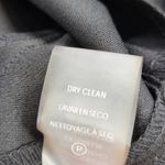 Calvin Klein Womens Jumpsuit Size 4 Black Capelet Sleeve Belted Wide Leg Career Photo 1