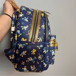 Lounge Fly Disney Parks  Mini Backpack 50th Anniversary Navy Blue Gold NWT Photo 4