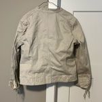 Christopher & Banks Cream Utility Jacket Lightweight Design Photo 4