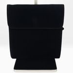 90s CLIFFORD AND WILLS Vintage Black Velvet Leather Crossbody Flap Bag Photo 1
