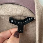 Gibson Look Cozy Fleece Long Belted Cardigan Almond Tan Beige Nude Size Small Photo 3