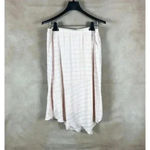 ALFANI Seashell Pink Textured Illusion Asymmetrical Hem Skirt NEW Size 14 Photo 6