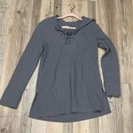 Allison Brittney allison-brittney waffle knit tunic gray size small Photo 4