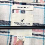 American Eagle Women’s Boyfriend Fit Plaid Long Sleeve Button-Up Shirt Photo 8