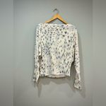 Kaileigh Cream  Shoulder Zipper Detail Knit Top Size M NWT Photo 2