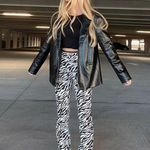 Motel Rocks High Waist Straight Leg Pants Size XXS Photo 0