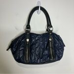 LP/LP quilted puffer purse navy blue 14” x 8.5” x 4” Black Photo 0