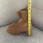 Stuart Weitzman Yuliana 60 Camel Suede Sock Ankle Boot Size 6 Photo 3