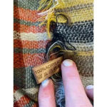 Christmas Plaid Raw HemLarge Scarf Shaw Photo 2