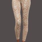 Varley 💙 NWT  Let's Move High Waisted Legging in Light Tan Animal Photo 1