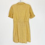 & Other Stories & Other Stories Yellow White Printed Art Deco Mini Shirt Dress Skater Photo 6