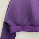 Nike Sportswear City Ready Fleece Crewneck Crop Sweatshirt Purple Size M Photo 9