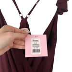 Showpo Trust Nobody Maxi Dress Wine Red Wedding Guest NEW Womens UK 18 US 14 Photo 4
