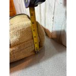 Vintage Woven Burlap Tote‎ Bag Photo 6