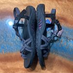 Skechers NWT Reggae Sport Lifestyle Sandals size 10 black gray pink Photo 2