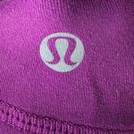 Lululemon  Ruched Purple Built In Bra Tank Top Size 8 Photo 2