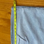 American Eagle  Super High Rise Baggy Wide Leg Ankle Distressed Light Wash Jeans Photo 7