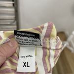 Manuheali'i Hawaiian Cold Shoulder Abstract Swing Dress Red Yellow size XL Photo 6