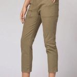 Lila Ryan Linen Blend Green Cropped Pants  10 Martina Straight Capri Photo 0