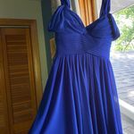 Lulus Royal Blue Skater Homecoming Dress Photo 6