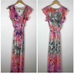 Anthropologie  HD Paris Easel Floral Maxi Wedding Guest Size 2 Photo 2