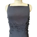 La Ligne Black Silk Midi Sasha Dress Size Large / 10 Photo 2