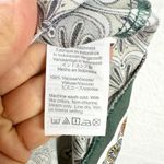 J.Crew  Ornate Jungle Drapey Boatneck Top Size XS Long Sleeve Jaguar Bird Photo 6