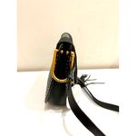 NWT Chloé Hudson Tassel Leather Crossbody Bag Intense Green Women's Small Photo 4