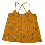 Hollister  Women's Strappy‎ Floral Tank Top - Golden XS - EUC Photo 0