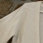 Valerie Stevens Vintage Cream White Button Up Oversized Lambswool Soft Cardigan Sweater Photo 5