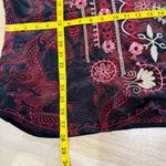 Johnny Was 100% silk tunic in Maroon NEW Photo 7