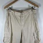 Madewell Low Slung Cargo Pants Womens 28 Ivory Wide Leg Casual Designer skater Photo 2