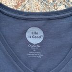Life is Good  Classic Fit Navy Football Tee Photo 2