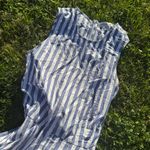 Amour Vert Tie Back Striped Dress Photo 1
