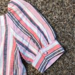 Laundry by Shelli Segal striped peplum hem top Photo 12